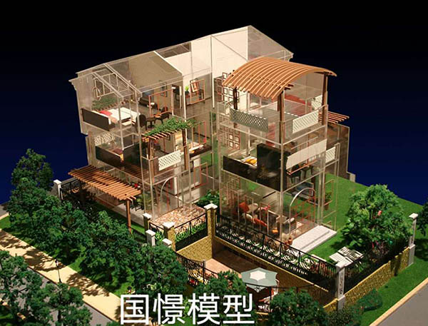 江陵县建筑模型