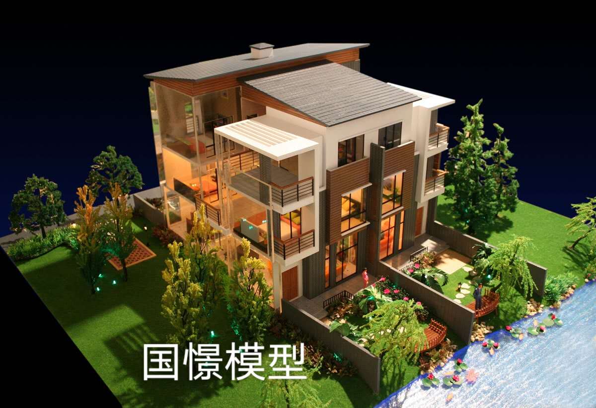 江陵县建筑模型